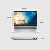 LAPTOP HP NOTEBOOK 14-EP0027LA| INTEL CORE 3-1215U | A47CRLA#ABM |