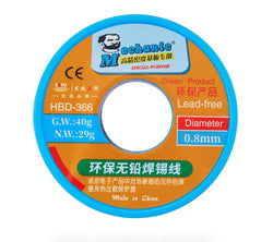 SOLDADURA MECHANIC HBD-366 | NUCLEO ROSIN | 0.8MM | 40G