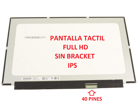 PANTALLA 15.6" FHD (1920x1080) 40 PINES NO BRACKETS IPS | TACTIL