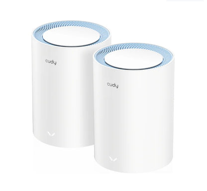 SISTEMA WIFI CUDY M1200 1.0 (2-PACK) | DOBLE BANDA (5GHZ) | AC1200