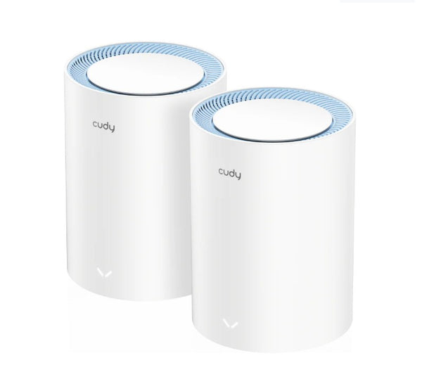 SISTEMA WIFI CUDY M1200 1.0 (2-PACK) | DOBLE BANDA (5GHZ) | AC1200
