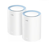 SISTEMA WIFI CUDY M1200 1.0 (2-PACK) | DOBLE BANDA (5GHZ) | AC1200