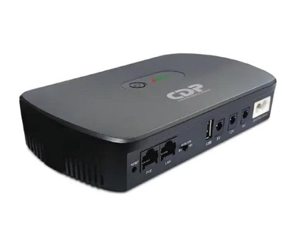 MINI UPS CDP 10KMAH | 12V / USB 5V | (ROUTERS, MODEMS, AUDIO, CAMARAS IP Y MAS)