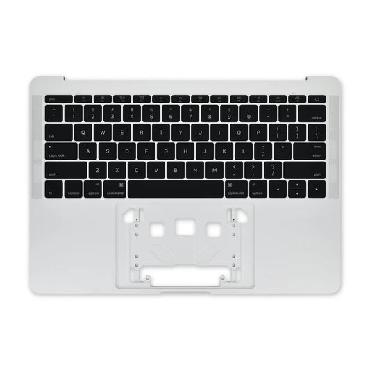 TECLADO APPLE CON DESCANSAMANOS MACBOOK PRO 13" RETINA FUNCTIONS KEYS LATE 2016 2017 A1708 INGLES PLATEADO