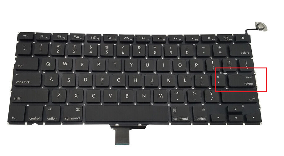 TECLADO APPLE MACBOOK PRO A1278 2009 2010 2011 2012 MC374LL/A. MC375LL/A MB990 MB991 MC374 MC375 ESPANOL SIN FRAME
