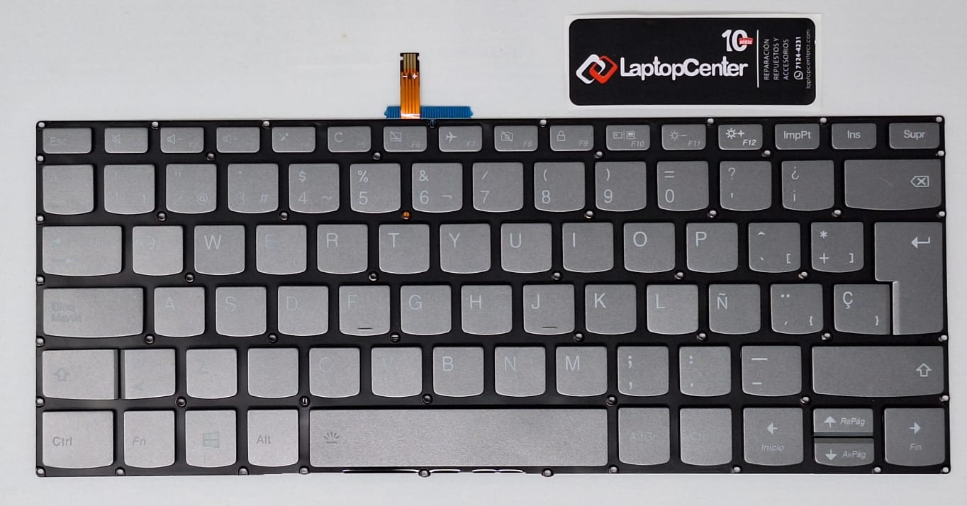 TECLADO LENOVO IBM YOGA 520-14IKB 720-15IKB FLEX 5-1470 5-1570 IDEAPAD 330S-14AST 330S-14IKB | SIN FRAME | SIN BOTON DE ENCENDIDO