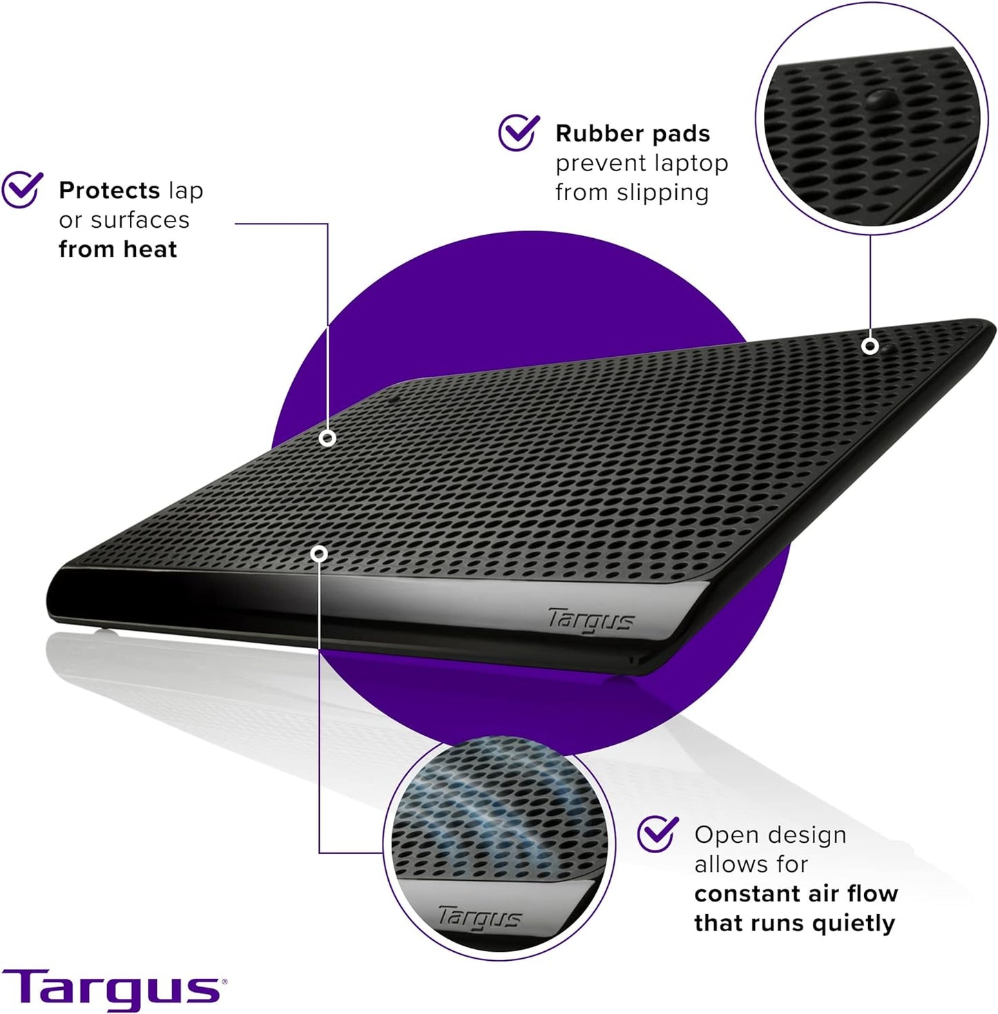 BASE ENFRIADORA TARGUS CHILL MAT | DOBLE VENTILADOR | 16" | PA248U5