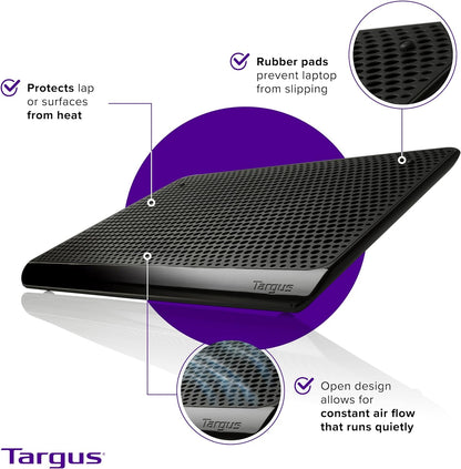 BASE ENFRIADORA TARGUS CHILL MAT | DOBLE VENTILADOR | 16" | PA248U5