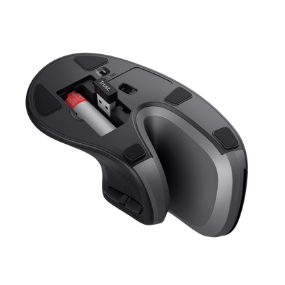 MOUSE TRUST VERRO | ERGONOMICO INALAMBRICO | 23507