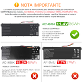 BATERIA ACER CHROMEBOOK CB5-311 CB3-531 CB5-571 V3-371 AC14B8K