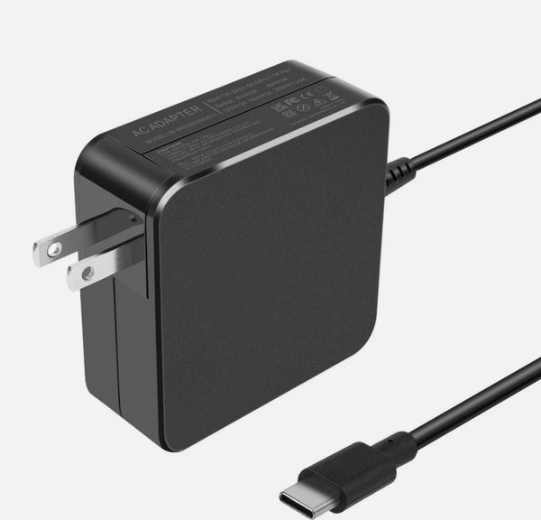 CARGADOR HP DELL LENOVO APPLE | 65W /20.3V, 20V, 15V, 12V, 14.5V, 9V, 5V, 5.2V 3A/3.25A | TIPO C (Copia)