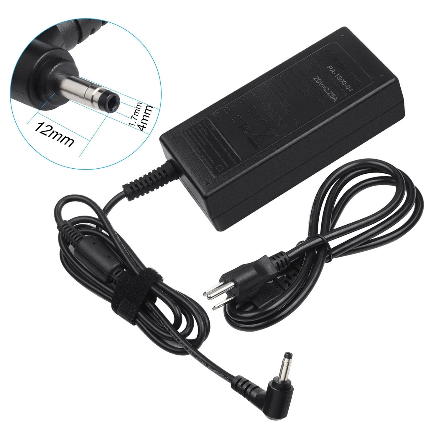 CARGADOR HOMOLOGADO LENOVO 65W / 20V / 3.25A / 4.0 X 1.7MM