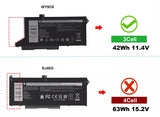 BATERIA DELL LATITUDE 5420 5520 | WY9DX | 42Wh