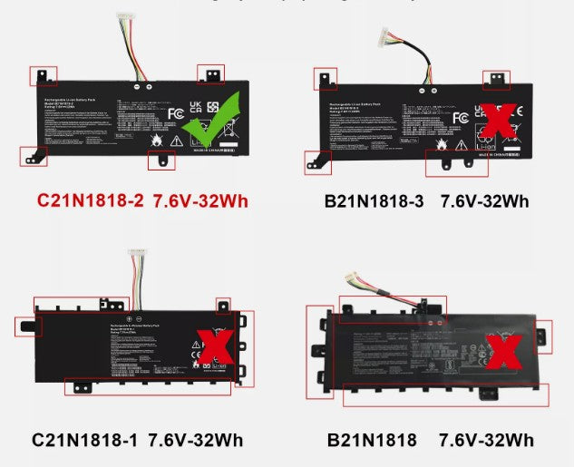 BATERIA ASUS VIVOBOOK 15 R564DA R564FA R564JA | B21N1818-2