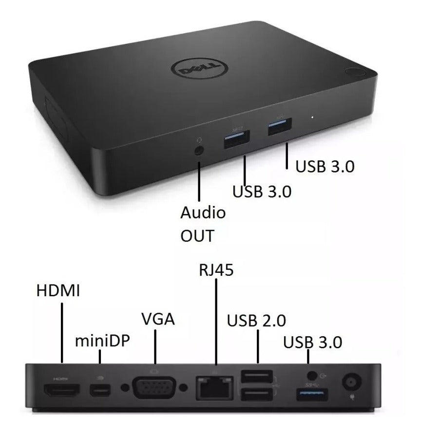 DOCKING DELL PARA LAPTOP USB-C TIPO-C |  WD15 K17A001