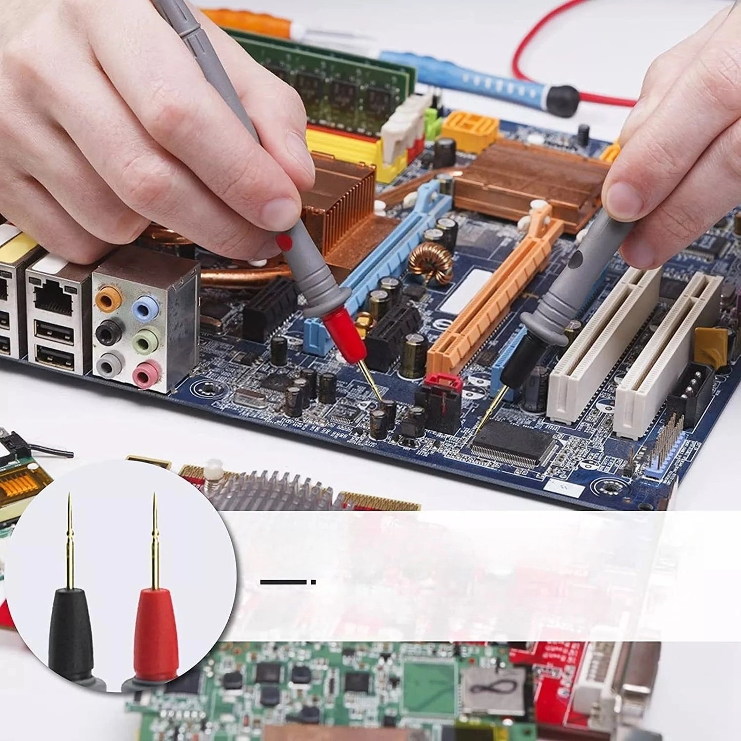 KIT DE PUNTAS PARA MULTIMETRO | 1000V 20A | UNIVERSAL