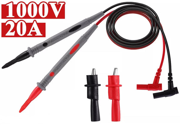 KIT DE PUNTAS PARA MULTIMETRO | 1000V 20A | UNIVERSAL