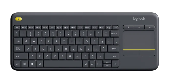TECLADO LOGITECH INALÁMBRICO K400 PLUS CON TOUCHPAD | NEGRO | ESPAÑOL