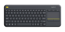 TECLADO LOGITECH INALÁMBRICO K400 PLUS CON TOUCHPAD | NEGRO | ESPAÑOL