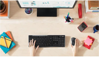 TECLADO Y MOUSE LOGITECH INALAMBRICO MK270