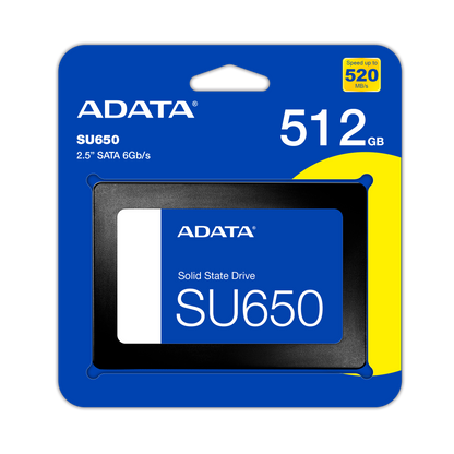 UNIDAD SSD ADATA SU650 | 2.5" SATA | Slim (7mm)