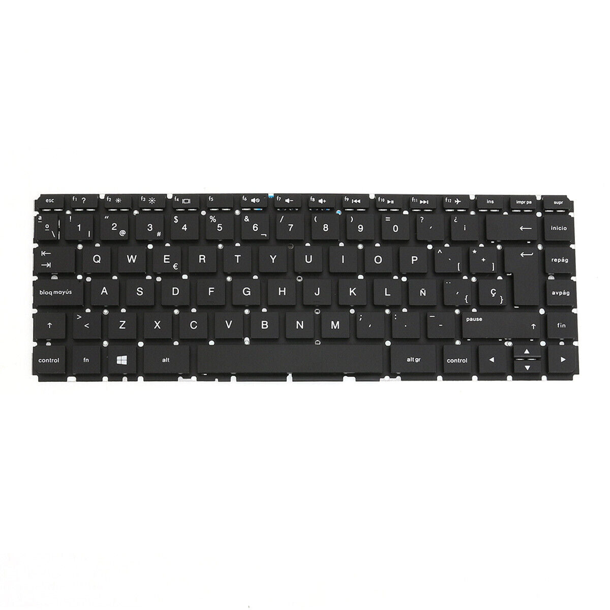 TECLADO HP COMPAQ  14AB 14AL 14-AV 14-AB000 14-AL000 14-AB100 14-AB200 14-AV000 ESQUINA REDONDA SIN FRAME