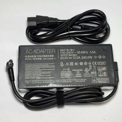 CARGADOR ASUS ORIGINAL 240W / 20V / 12A / 6.0 x 3.7MM
