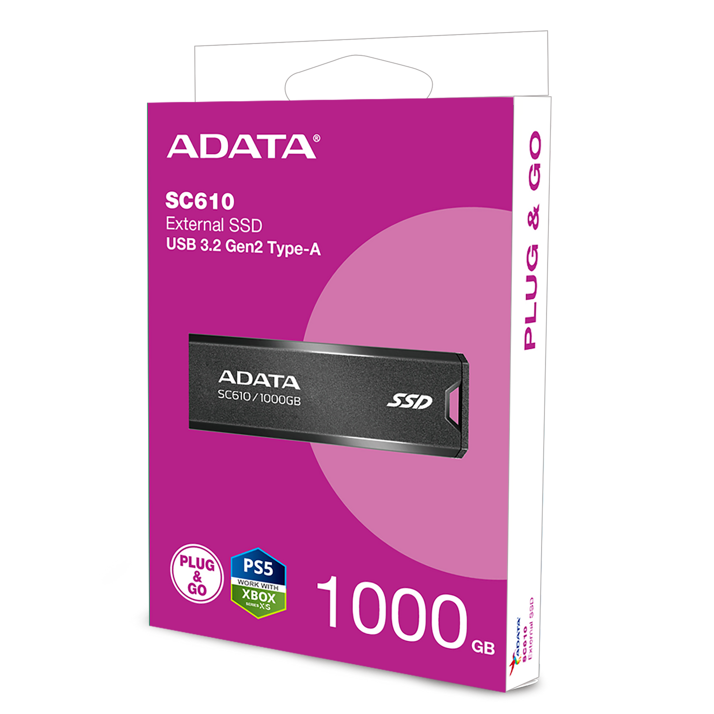UNIDAD SSD ADATA SC610 | EXTERNO | USB
