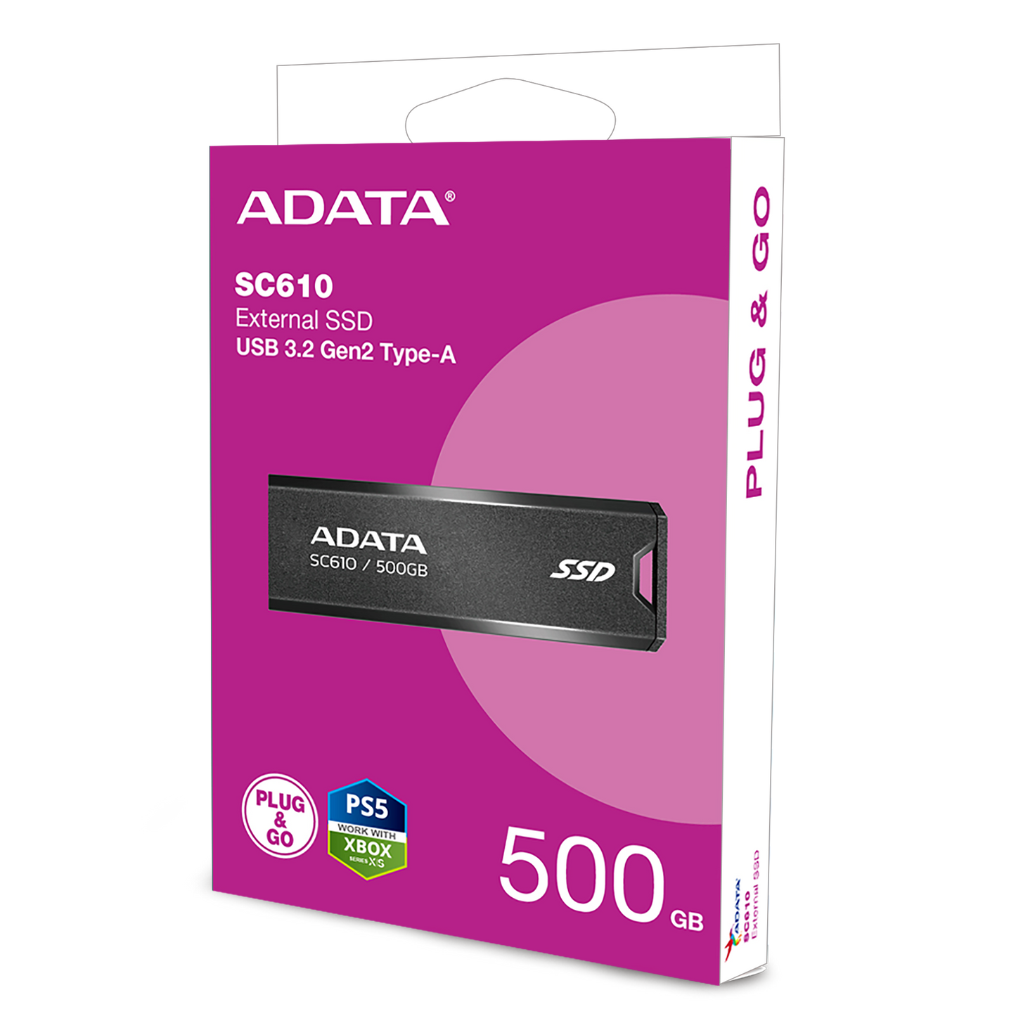UNIDAD SSD ADATA SC610 | EXTERNO | USB