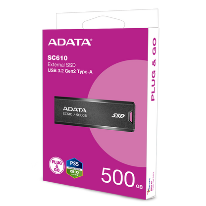 UNIDAD SSD ADATA SC610 | EXTERNO | USB
