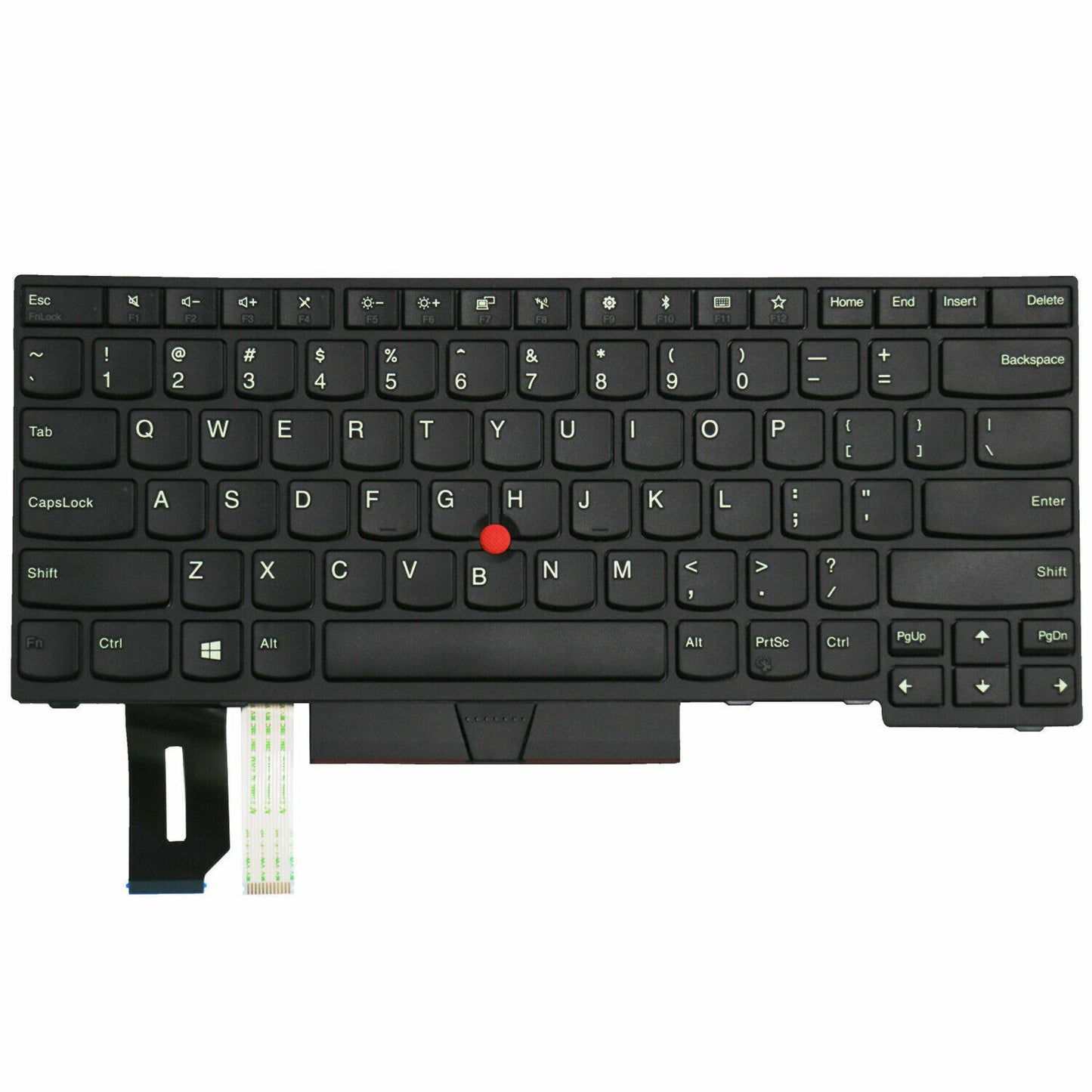 TECLADO LENOVO IBM THINKPAD E480 E485 E490 L480 T480S T490 | NEGRO CON PUNTERO