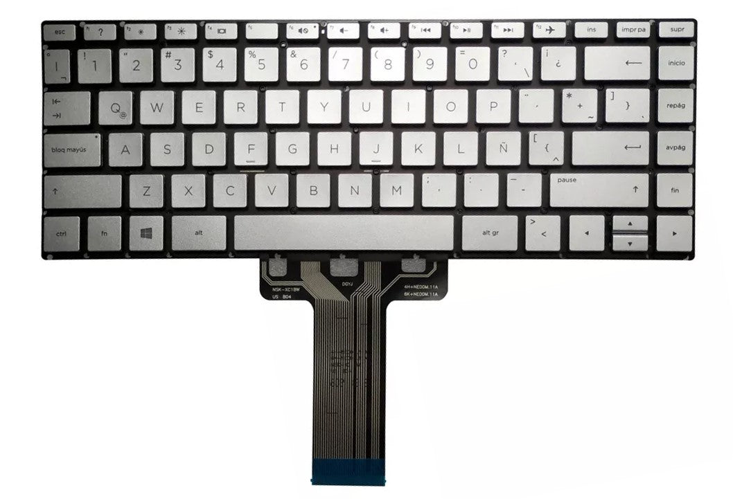 TECLADO HP COMPAQ 240 G6 245 G6 246 G6 14-BS000 14-BS100 14-BS500 14T-BS000 HP 14-BP000 SIN FRAME