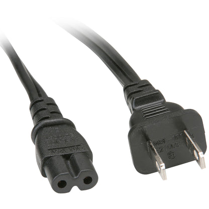 CABLE ENERGIA AC DE 2 PINES PARA CARGADORES TV ELECTRODOMESTICOS