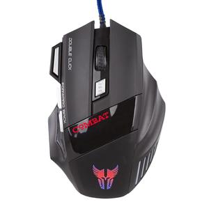 MOUSE USB CON CABLE COMBAT GAMING MS42   ARG-MS-2042BK