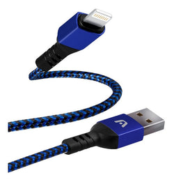 CABLE LIGHTNING A USB 2.0 DURA FORM TRENZADO DE NAILON  COD: 1205081