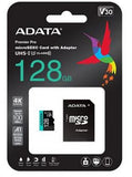 MEMORIA MICRO SD ADATA 4K V30 32GB | 64GB | 128GB | 256GB | 512GB