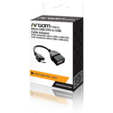 ADAPTADOR DE CABLE MICRO USB A OTG USB ARG-CB-0051 NK0625