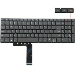 TECLADO LENOVO IDEAPAD 330S-15ARR 330S-15AST 330S-15IKB INGLES GRIS SIN FRAME SIN BACKLIGHTINGLES