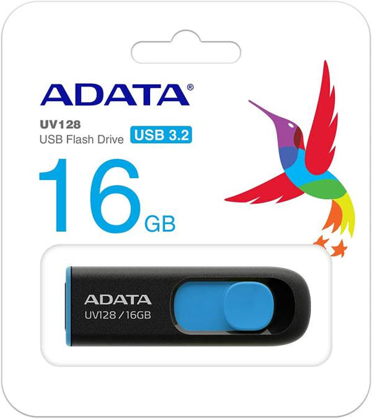 MEMORIA USB 16GB | USB 3.2 | ADATA AUV128-16G-RBE