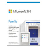 Microsoft 365 Familia Suscripción Anual 6 Usuarios  - Licencia Descargable