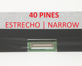 PANTALLA 15.6 LED TACTIL ADHERIDO SLIM CONECTOR ESTRECHO 40 PINES ABAJO DERECHA IPS WXGA HD P/LAPTOP | NO BRACKET