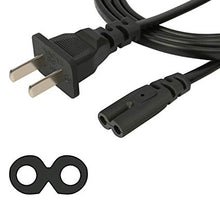 CABLE ENERGIA AC DE 2 PINES PARA CARGADORES TV ELECTRODOMESTICOS