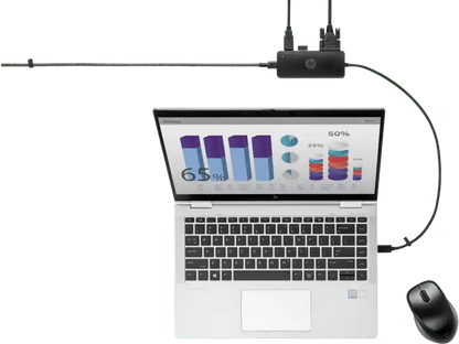 DOCKING USB-C HP Travel Docking G2 Negro HSAU001H 7PJ38AA