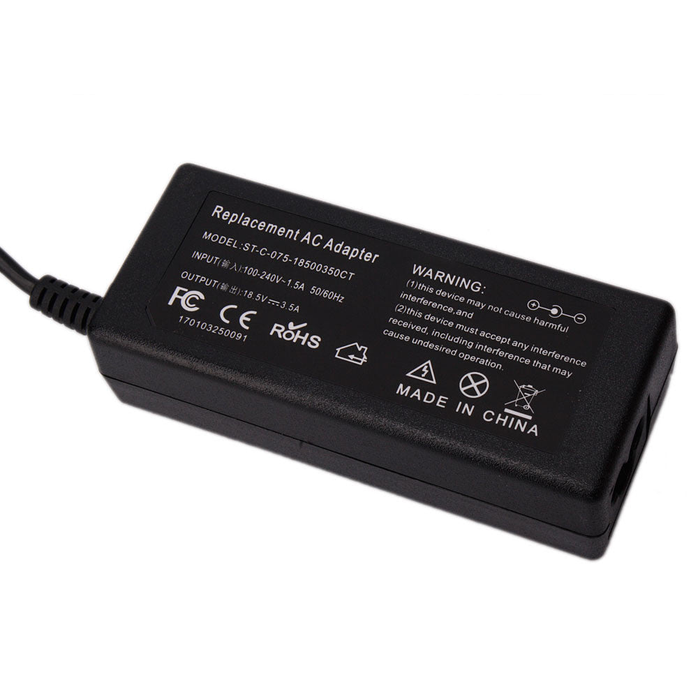 CARGADOR HP COMPAQ GENERICO 65W / 18.5V / 3.5A / 7.4 X 5.0MM PIN GRUESO