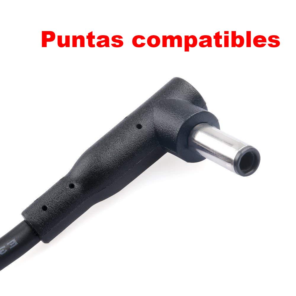 CARGADOR DELL ORIGINAL 65W / 19.5V / 3.34A / 3.0 X 4.5MM PIN CENTRAL PUNTA NEGRA / PUNTA CORTA