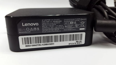 Cargador Lenovo Ideapad 100 110 320 330 / 20V / 3.25A / 65W / Pin
