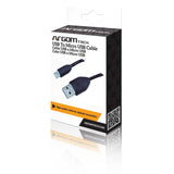 CABLE USB A MICRO USB 5 PINES  5 PIES ARGOM