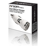 CARGADOR USB PARA AUTOMOBIL 2 SALIDAS DE 1A Y 2.1A