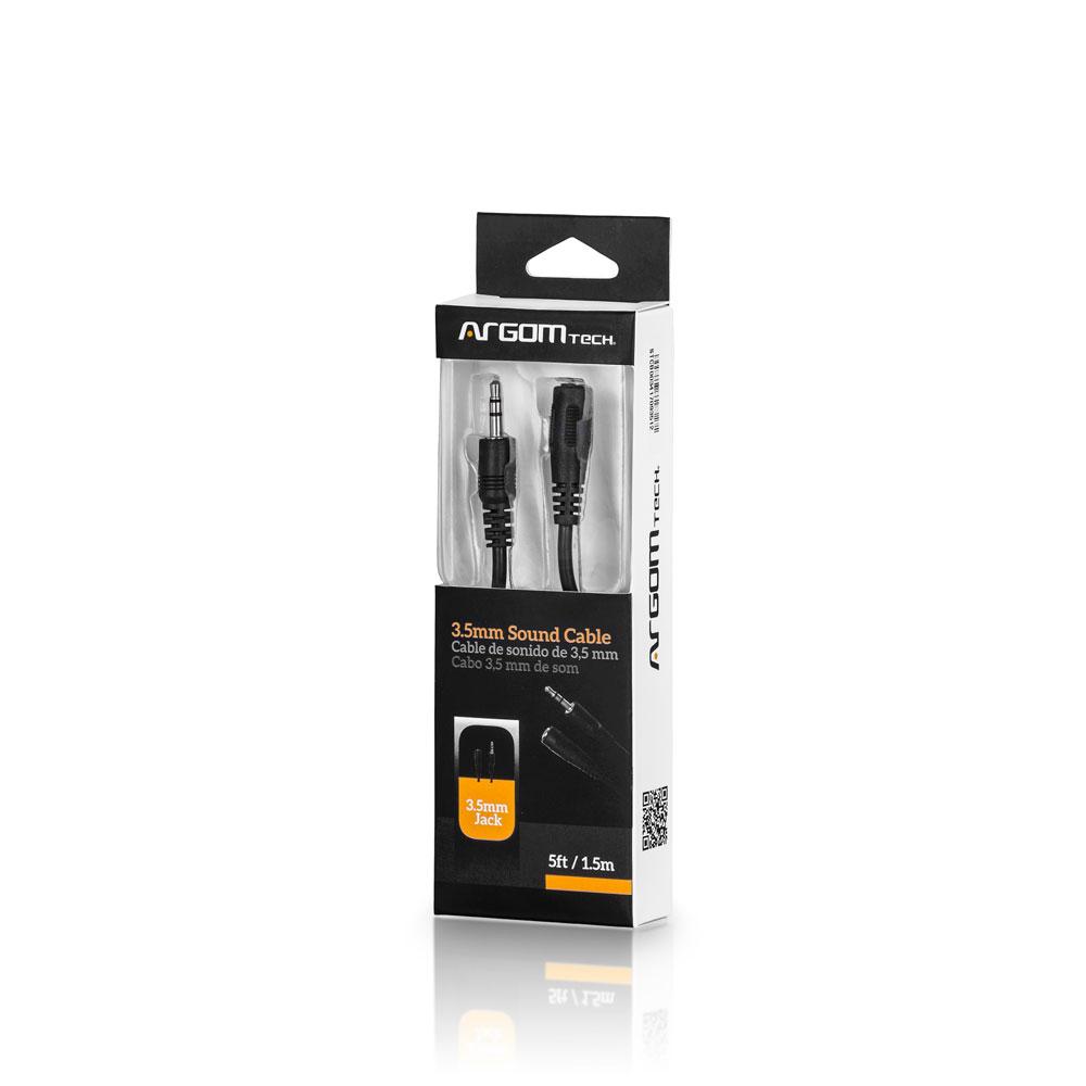 CABLE MACHO/HEMBRA 1/8 3.5MM AUDIO 1 METRO/3 PIES