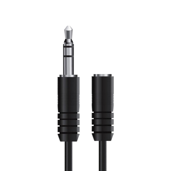 CABLE MACHO/HEMBRA 1/8 3.5MM AUDIO 1 METRO/3 PIES
